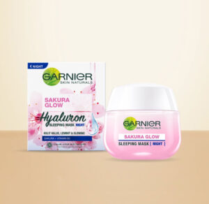 Garnier Sakura White Pinkish Glow Sleeping Mask – 50ml