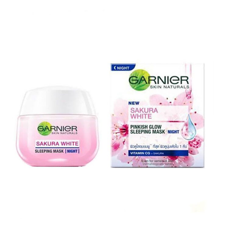 Garnier Sakura White Pinkish Glow Sleeping Mask – 50ml kk
