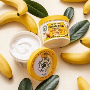 Garnier Ultimate Blends Hair Food Banana 3-In-1 Dry Hair Mask Treatment - 390ml