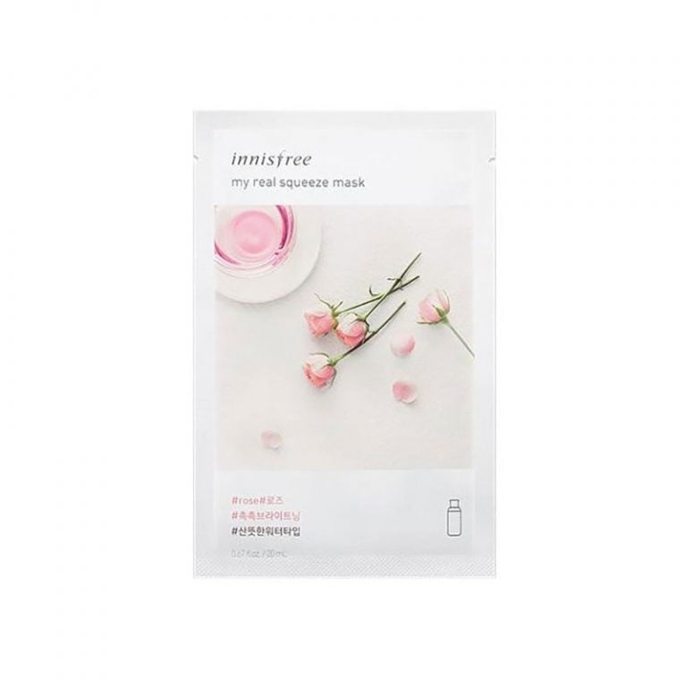 Innisfree My Real Squeeze Mask – Rose (20ml)