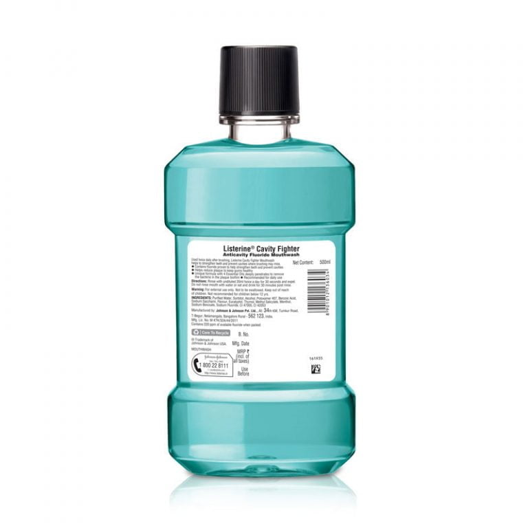 Listerine Cavity fighter Mouthwash - 500ml