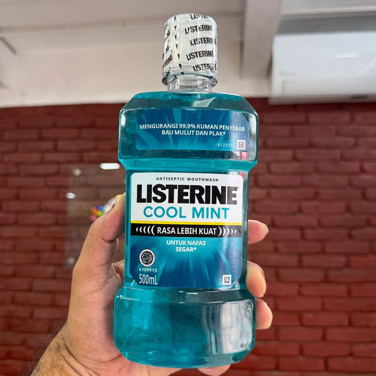 Listerine Cool Mint Liquid Mouthwash - 500ml