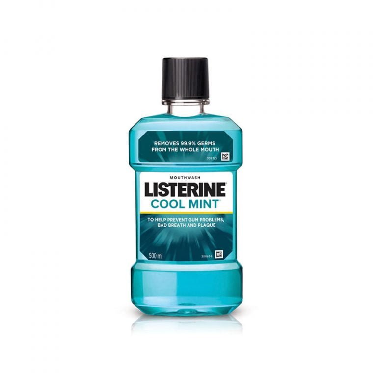 Listerine Cool Mint Liquid Mouthwash - 500ml