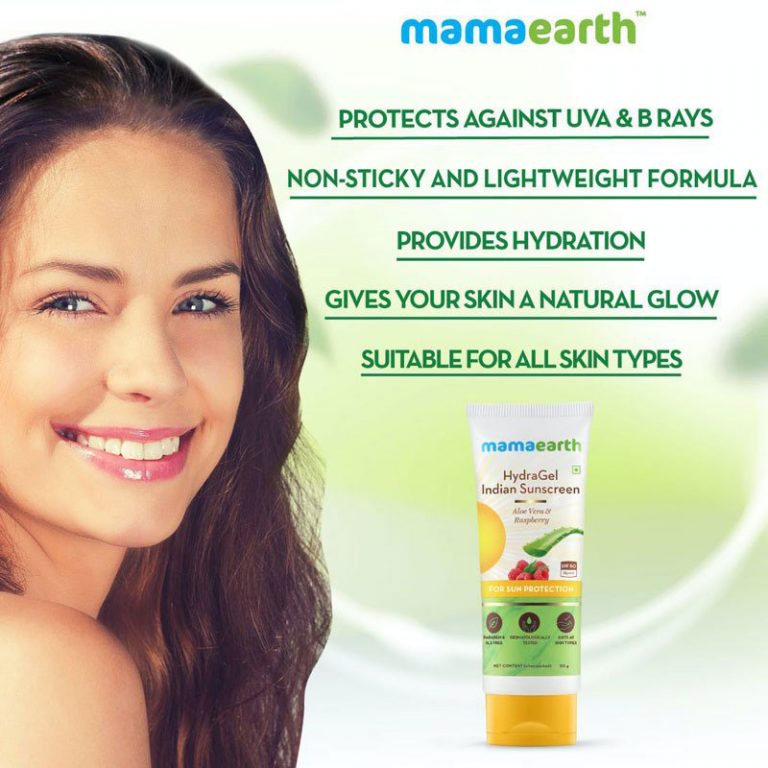 Mamaearth hydraGel indian sunscreen - 50gm