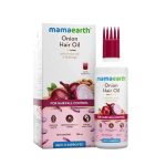 Mamaearth onion hair oil for hair regrowth & hair fall control with redensyl - 150ml