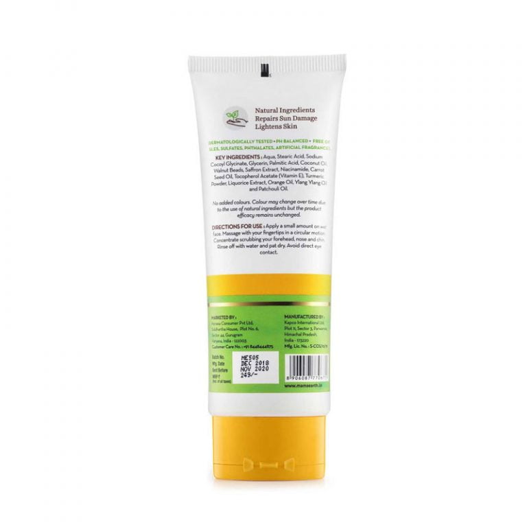 Mamaearth ubtan facewash for tan removal - 100ml