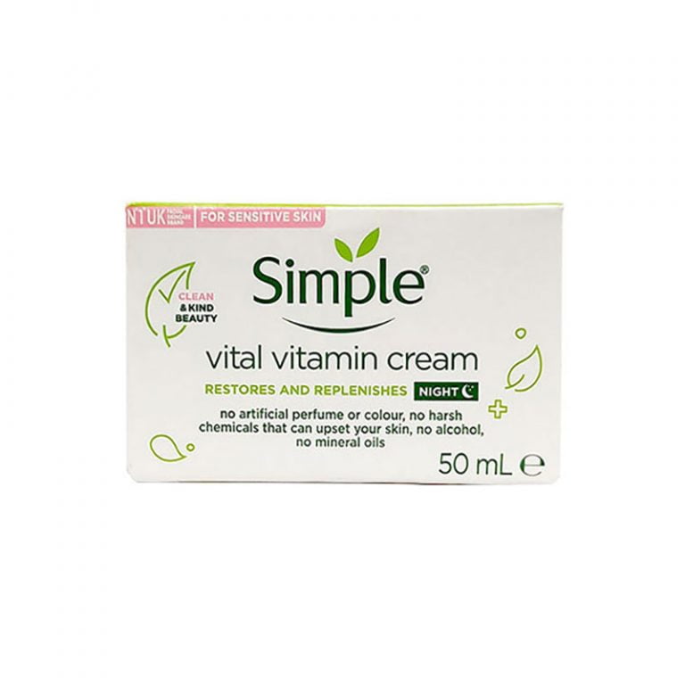 Simple Kind To Vital Vitamin night Cream - 50ml