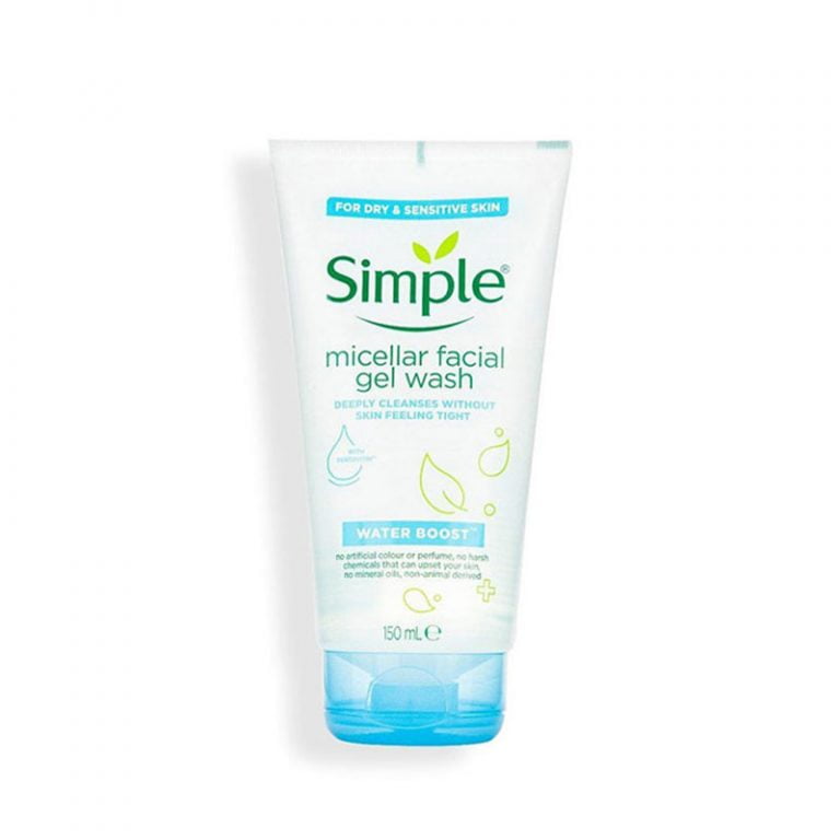 Simple Water Boost Micellar Facial Gel Wash – 150ml