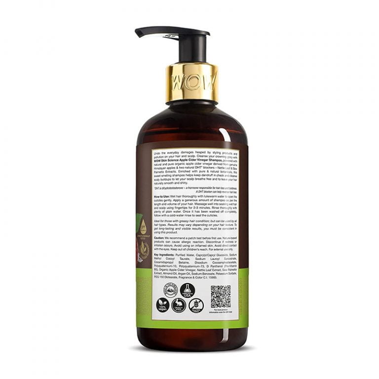 WOW Apple Cider Vinegar Shampoo - 300ml