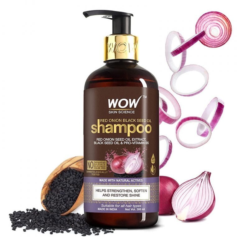 WOW Skin Science Red Onion Black Seed Oil Shampoo - 300ml