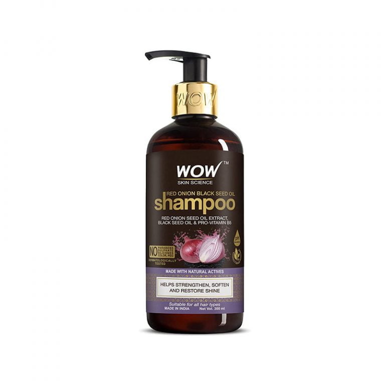 WOW Skin Science Red Onion Black Seed Oil Shampoo - 300ml