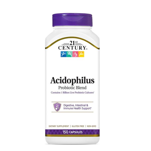 21st Century Acidophilus Probiotic Blend – 100 Capsules