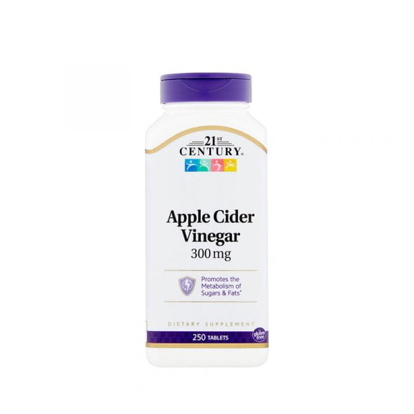 21st Century Apple Cider Vinegar 300mg 250 Tablets