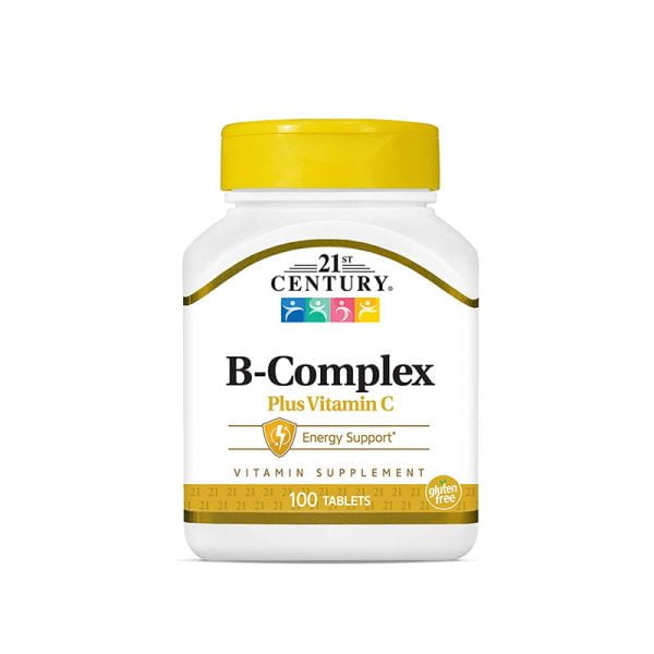 21st Century B-Complex Plus Vitamin C - 100 Tablets
