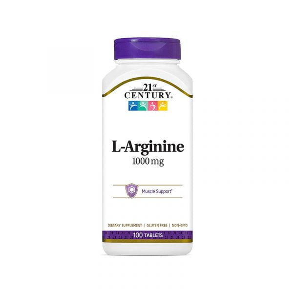21st Century L-Arginine 1000 mg - 100 Tablets