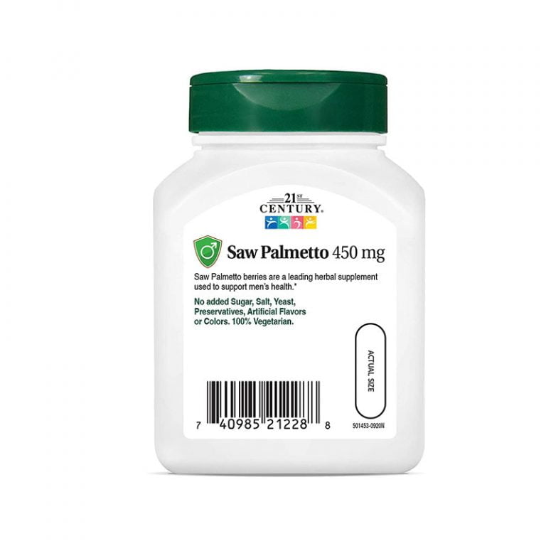 21st Century Saw Palmetto Extract 320mg - 60 Capsules