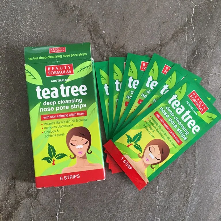 Beauty Formulas Tea Tree Deep Cleansing Nose Pore Strips - 6pcs