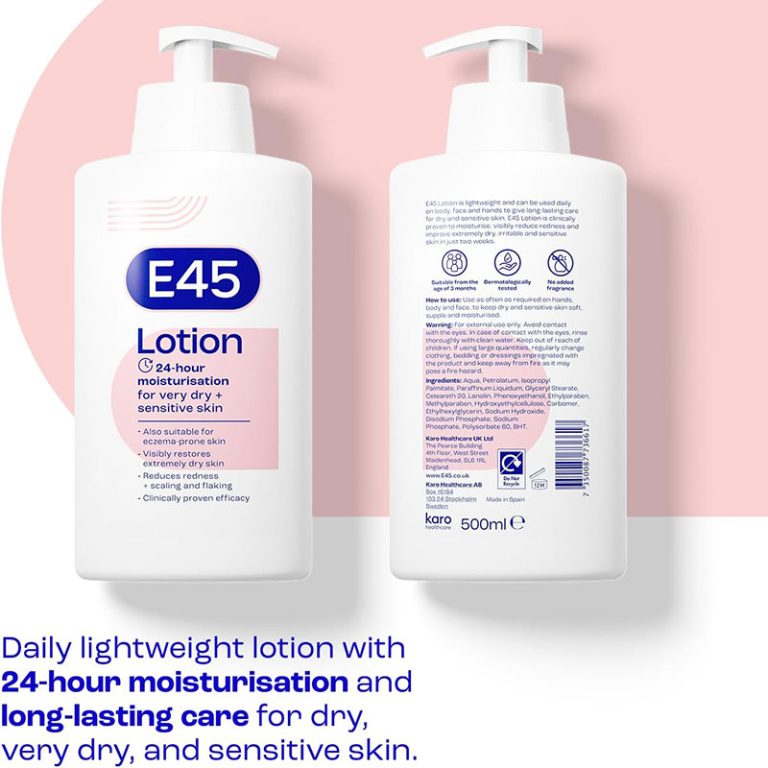 E45 Dermatological Moisturising Lotion - 500ml
