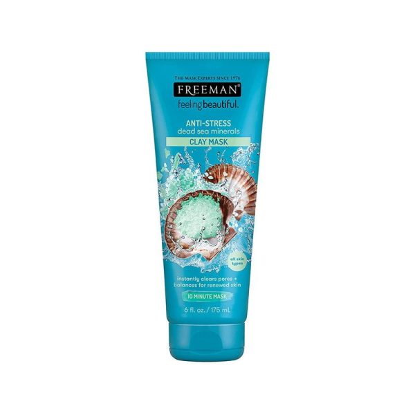 FREEMAN Anti-Stress Dead Sea Minerals Facial Clay Mask - 175ml