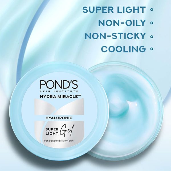 POND'S Super Light Gel Oil-Free Moisturize with Hyaluronic Acid & Vitamin E 48HR Hydration - 100ml