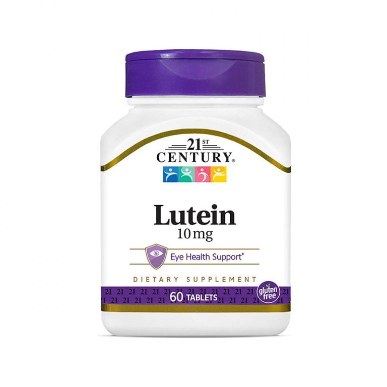 21st Century Lutein 10mg - 60 Tablets