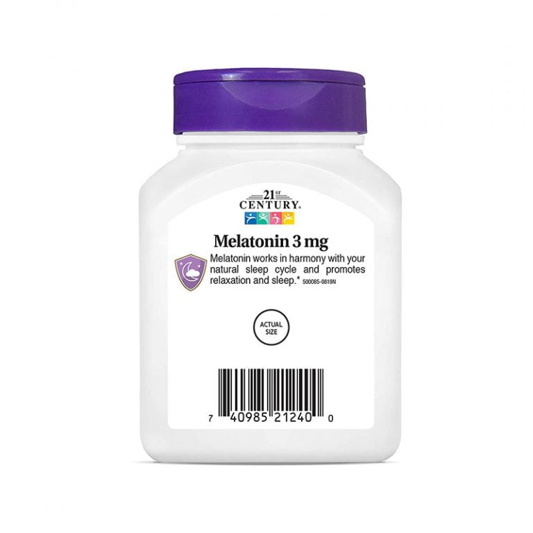 21st Century Melatonin 3mg - 90 Tablets