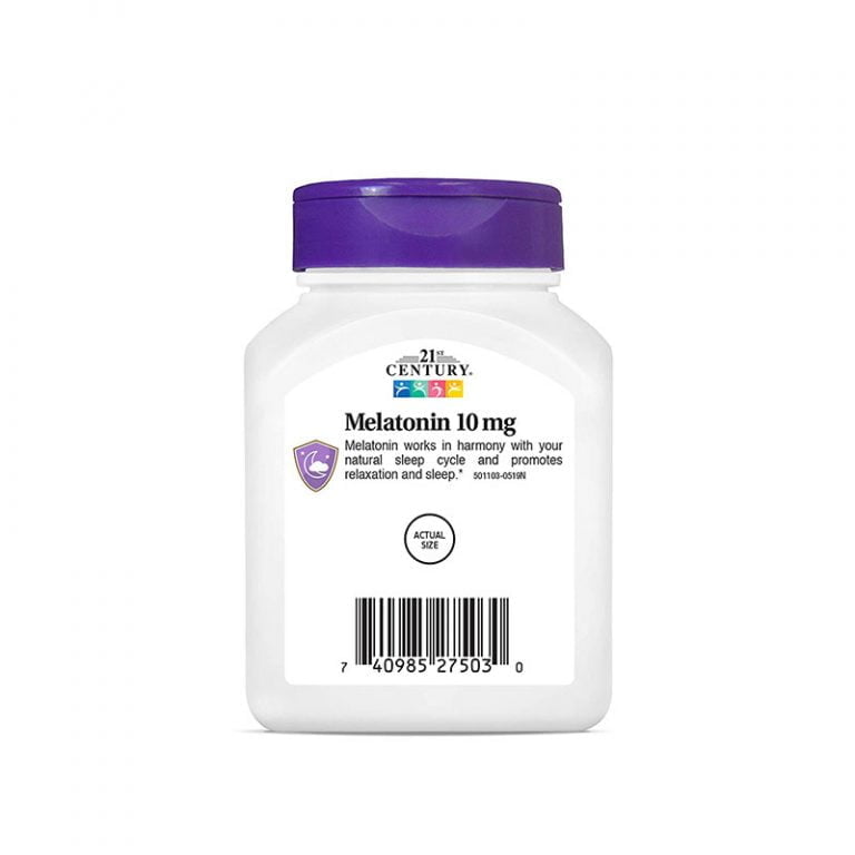 21st Century Melatonin Quick Dissolve 10 mg - 110 Tablets