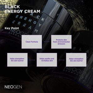 NEOGEN Dermalogy Black Energy Cream - 80ml