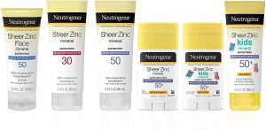 Neutrogena Sheer Zinc Kids Mineral Broad Spectrum SPF 50+ Sunscreen (88ml)
