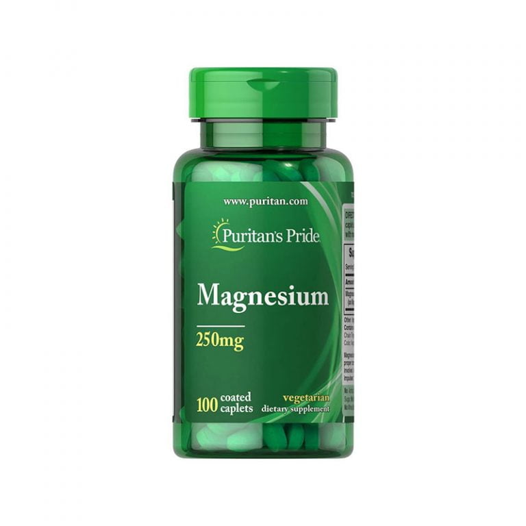 Puritan’s Pride Magnesium 250mg - 100 Caplets