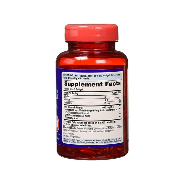 Puritan’s Pride Omega-3 Fish Oil 1000mg - 100 Softgels