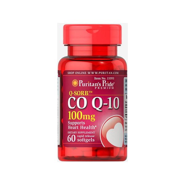 Puritan’s Pride Q-SORB Co Q-10 100mg - 60 Softgels