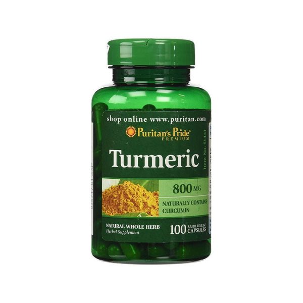 Puritan’s Pride Turmeric 800mg - 100 Capsules