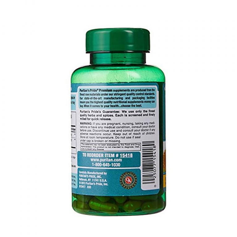 Puritan’s Pride Turmeric Curcumin 500mg - 90 Capsules