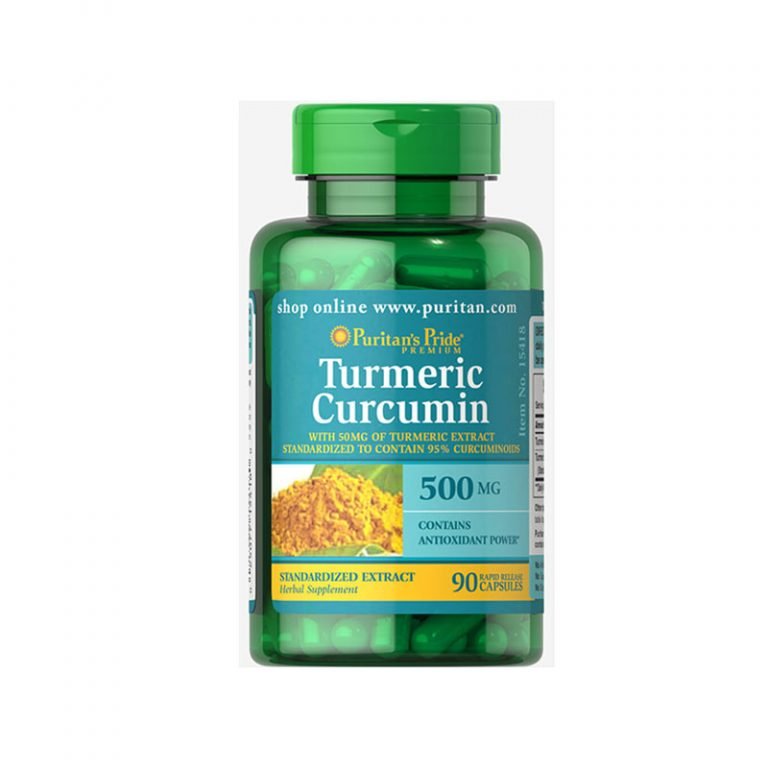 Puritan’s Pride Turmeric Curcumin 500mg - 90 Capsules