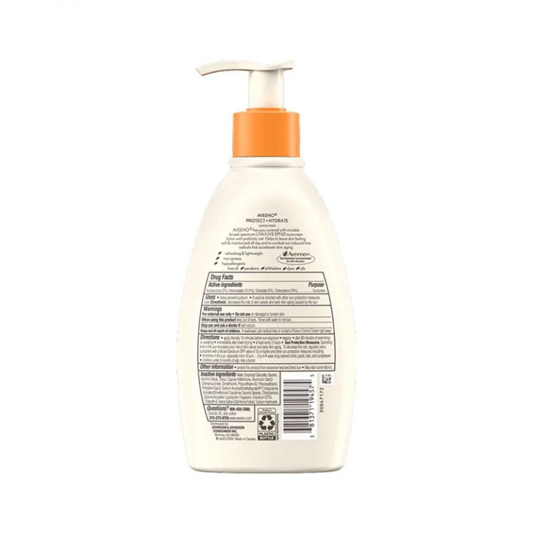 Aveeno Protect + Hydrate Sunscreen Broad Spectrum Body Lotion SPF 60 (354ml)