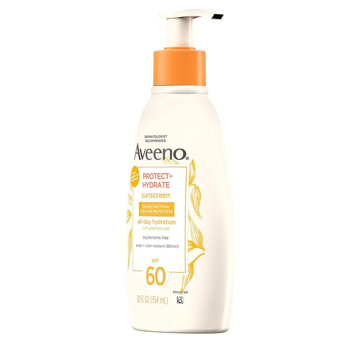 Aveeno Protect + Hydrate Sunscreen Broad Spectrum Body Lotion SPF 60 (354ml)