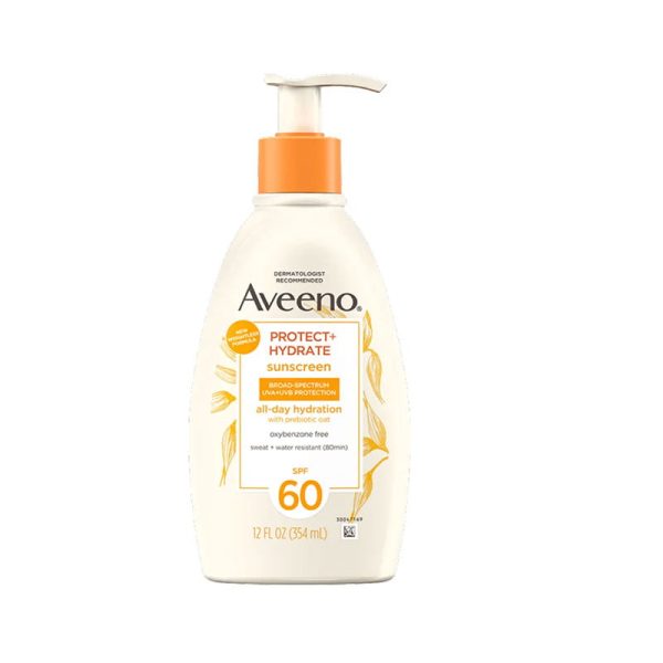 Aveeno Protect + Hydrate Sunscreen Broad Spectrum Body Lotion SPF 60 (354ml)