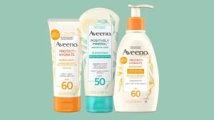 Aveeno Protect + Hydrate Sunscreen Broad Spectrum Body Lotion SPF 60 (354ml)