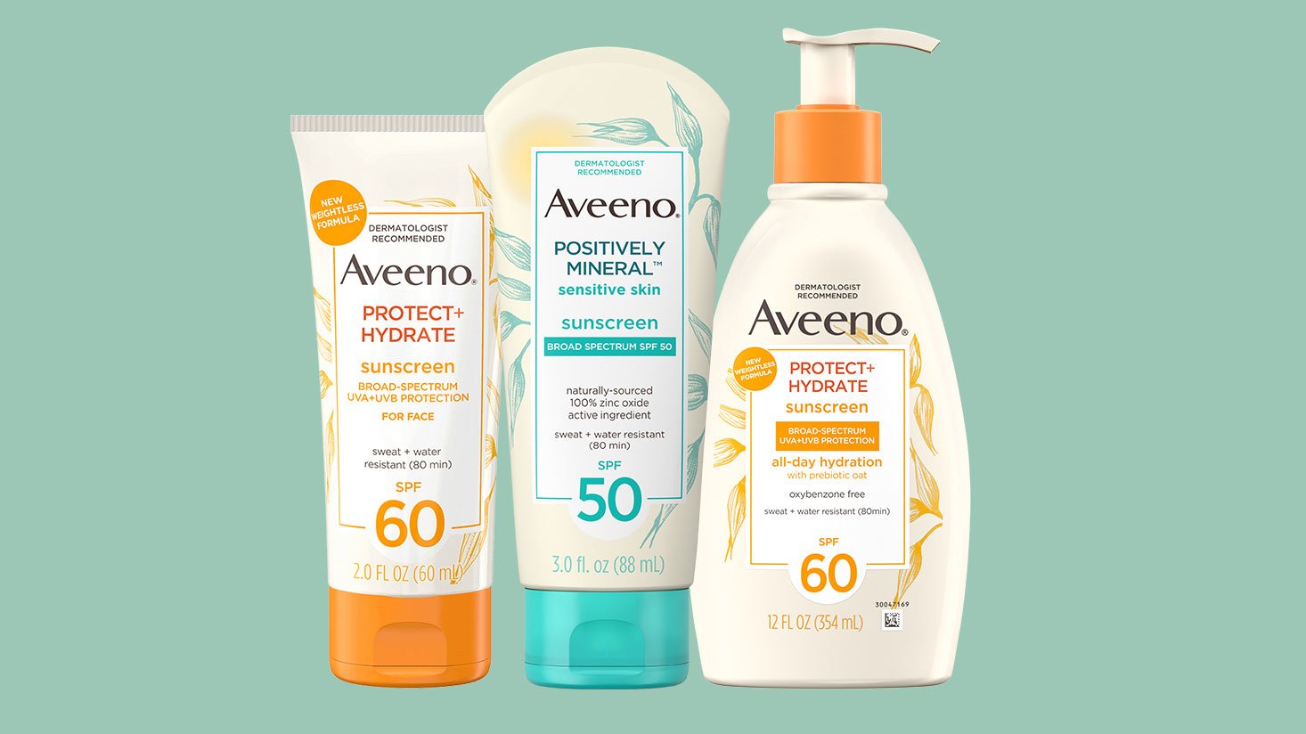 Aveeno Protect Hydrate Sunscreen Broad Spectrum Body Lotion Spf 60 354ml 