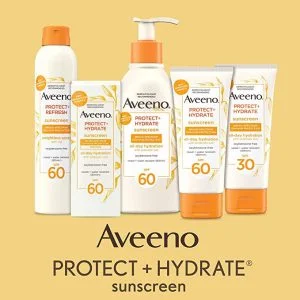 Aveeno Protect + Hydrate Sunscreen Broad Spectrum Body Lotion SPF 60 (354ml)