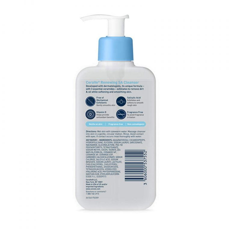 CeraVe Renewing SA Face Cleanser - 237ml