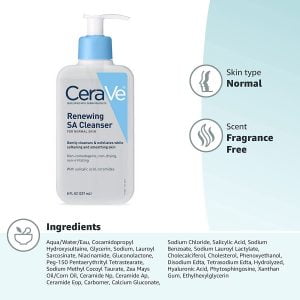 CeraVe Renewing SA Face Cleanser - 237ml