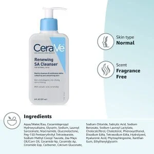 CeraVe Renewing SA Face Cleanser - 237ml
