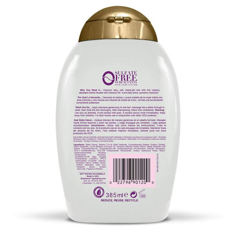 OGX Coconut Miracle Oil Shampoo - 385ml