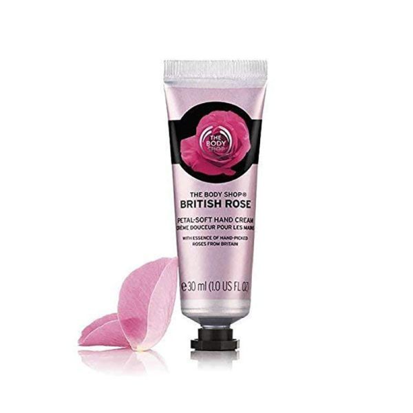 The Body Shop British Rose Petal-Soft Hand Cream - 30 ml