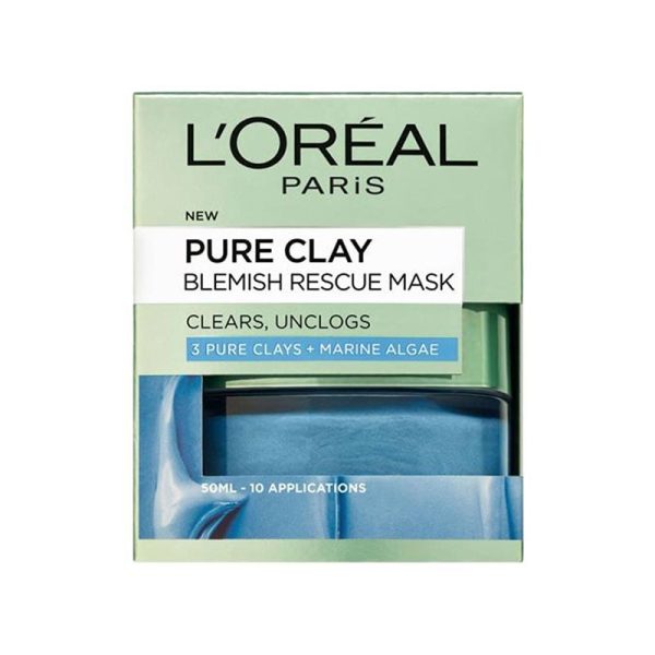 L’Oreal Pure Clay Blemish Rescue Mask - 50ml