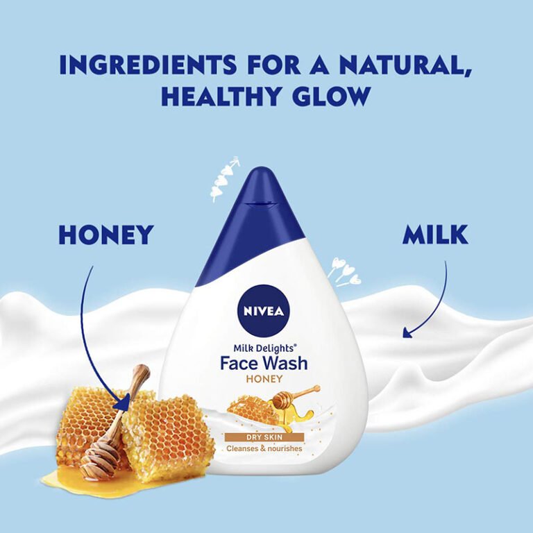 Nivea Milk Delights Face Wash Moisturizing Honey (Dry Skin) (100ml)