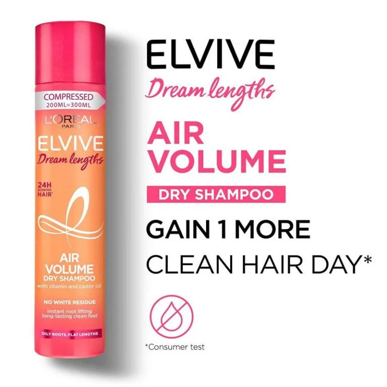 L’Oreal Elvive Dream Lengths Air Volume Dry Shampoo - 200ml