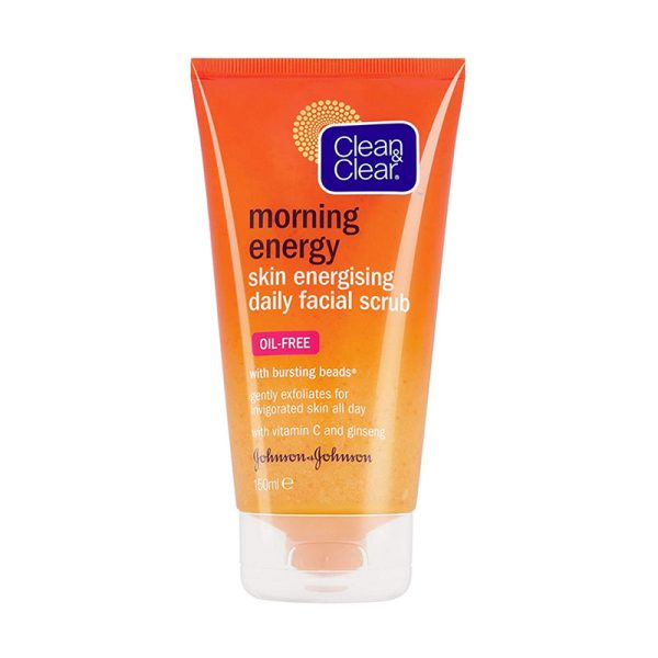 Clean & Clear Morning Energy Skin Energising Daily Facial Scrub - 150ml